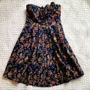 Navy blue floral dress - MM Couture by Miss Me - Size small